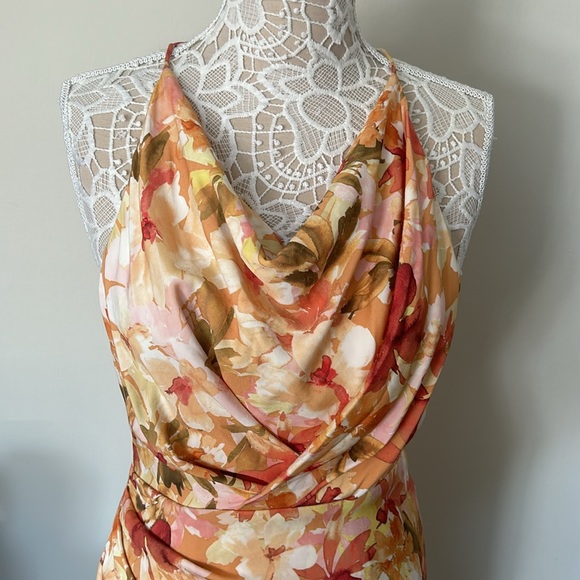 SIGNIFICANT OTHER -NWT- Chiara Floral Print Tie Back Minidress - Picture 4 of 14